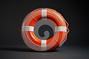 Sturdy Life buoy rescue ring. Generate AI