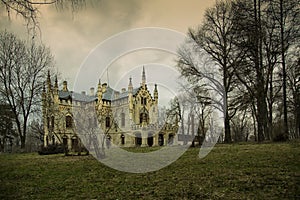 Sturdza castle in Miclauseni Romania