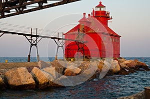 Sturgeon Bay Ship Canal Pierhead Lighthouse