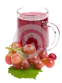 `Sturm`: Wine decorated with grapes photo