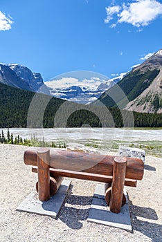 Stutfield Glacier on the Icefields Parkway in the Canadian Rockies