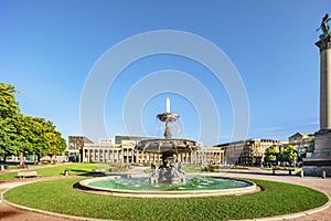 Stuttgart castle square photo