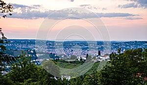 Stuttgart Germany View over outskirts