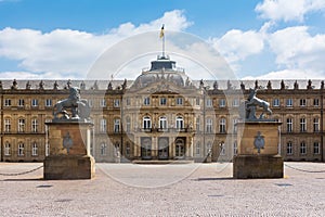 Stuttgart Neues Schloss Beautiful Spring Day German European His