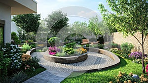 stware simulation of garden design plan