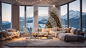 style cozy living room eco relax in estate , holiday room comfort design house