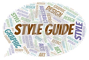Style Guide word cloud