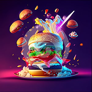 In the style of Mike Campau, with elements of Vray tracing and photo-realistic techniques