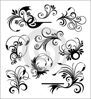 Style ornaments vector