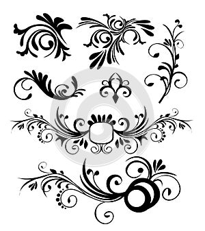 Style ornaments vector