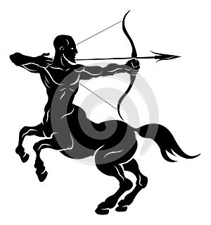 Stylised centaur archer illustration photo