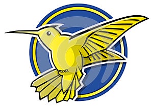 Stylised Hummingbird logo