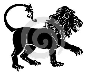 Stylised Lion illustration