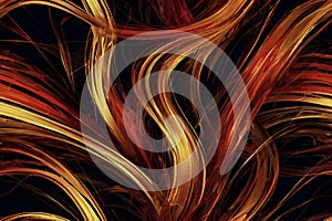 Abstract lines background with dynamic flow and elegant artistic appeal. photo