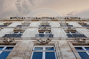 Stylish architecture in Bordeaux city