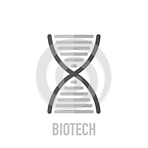 Stylish Biotech Logo Template. The Biotech logo for use as a DNA sequencer.