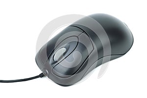 Stylish black optical mouse