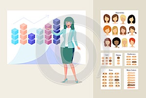 Business Woman in Presentation