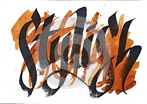 Stylish - calligraphy