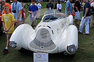 Stylish classic 1930s italian sporst car