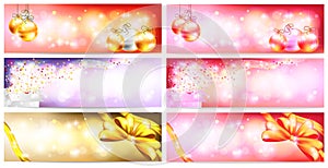 Stylish Colorful and romantic abstract magic Christmas night