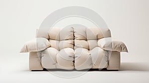 Stylish And Contemporary White Couch Inspired By Gaetano Pesce