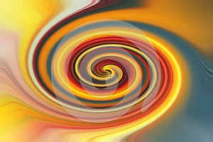 Stylish creative abstract background. Colored lines spiraling