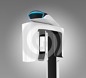 Stylish dental CBCT with blue light indicator