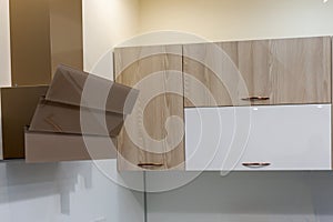 Stylish design kitchen, interior cabinet for the kitchen
