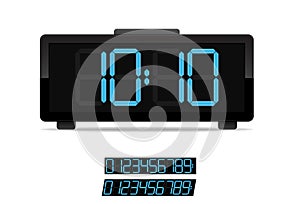 Stylish digital clock