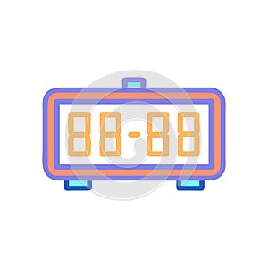Stylish Digital LED Clock Icon