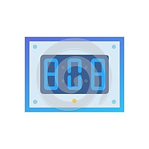 Stylish Digital Wall Clock Icon