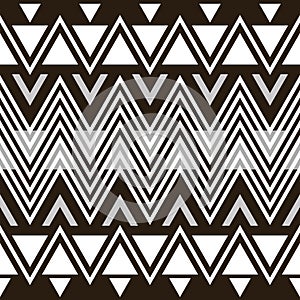 Stylish elegant modern black and white seamless pattern