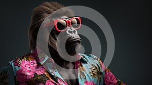 Stylish Gorilla: Half Body Magazine Photoshoot