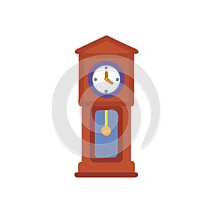 Stylish Grandfather Clock Illustration photo