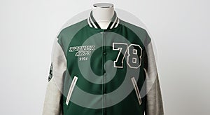 Varsity Jacket on Mannequin