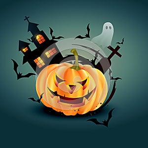 Stylish halloween design