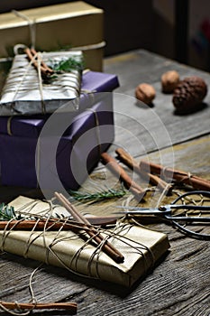 Stylish & hip christmas gifts box presents