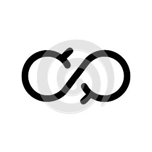 Stylish Infinity Symbol Icon
