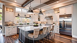 Stylish Kitchen Interior Design in a Contemporary Home Setting