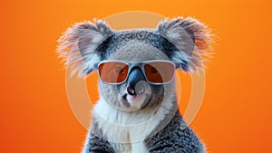 Stylish Koala Joey Portrait Wearing Summershade Sunglasses