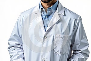 Stylish Lab Coat Illustration A Modern Design for Scientists and Chemists Featuring Protective Wear and Professional photo