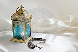 Stylish Lantern With Luxury Rosary