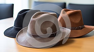 Stylish Leather Fedoras: Warm Tones, Attention To Detail