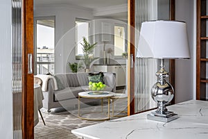 Stylish living room interior design