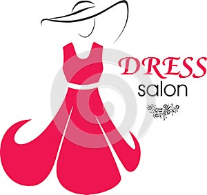 Stylish logo design for dress salon