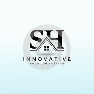 Stylish logo design for Investment Company with letter sh