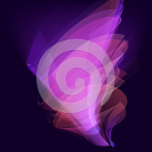 Stylish magical effect vector design. Virtual beauty shine abstract background