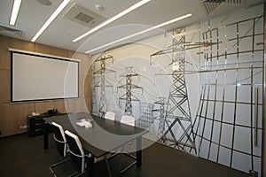 Stylish meeting room in the office