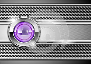 Stylish metallic background